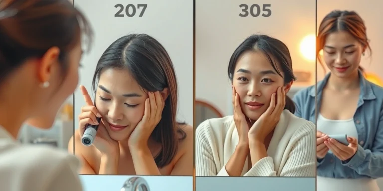 Illustration for The Korean Skincare Routine by Age: 20s, 30s, 40s and Beyond