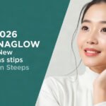 An editorial image illustrating koreanaglow routine blending new innovations with proven steps.