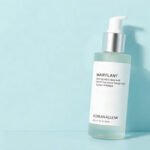 An editorial image illustrating incorporate 30 glycolic acid exfoliant into skincare routine.